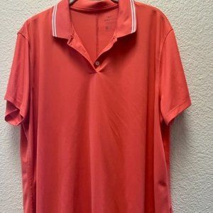 Nike Womens Golf Shirt XXL Coral